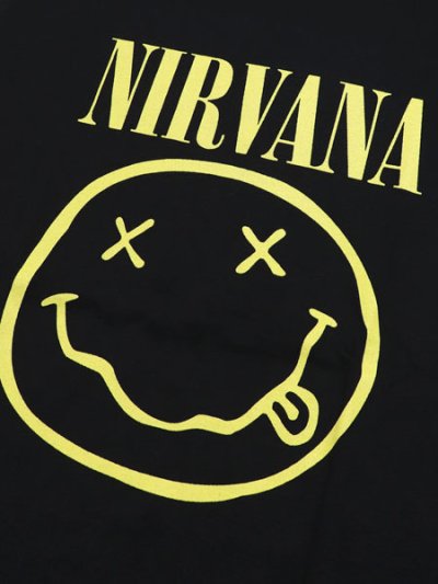 画像3: ROCK OFF NIRVANA YELLOW HAPPY FACE TEE