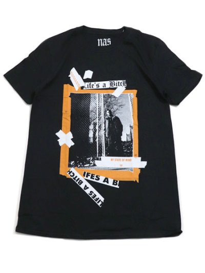 画像1: ROCK OFF NAS LIFE'S A BITCH TEE