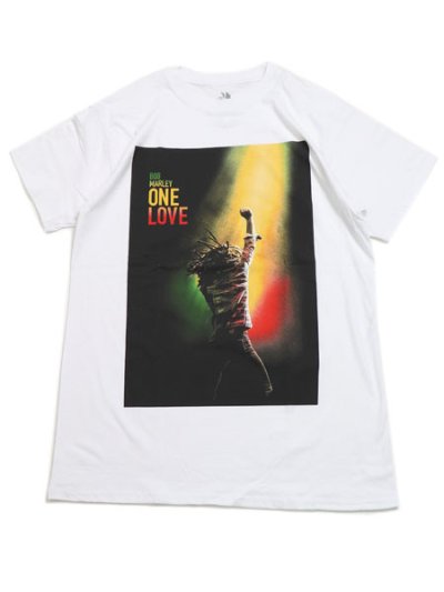 画像1: ROCK OFF BOB MARLEY ONE LOVE MOVIE POSTER TEE