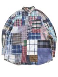 【SALE】MR.REMAKE MAN REMAKE PATCHWORK L/S SHIRT ASSORT