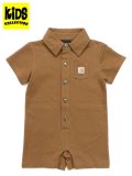 【KIDS】CARHARTT KIDS INF SS FRENCH TERRY SNAP ROMPER-CBR