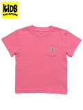 【KIDS】CARHARTT KIDS TD SS POCKET TEE-PINK LEMONADE