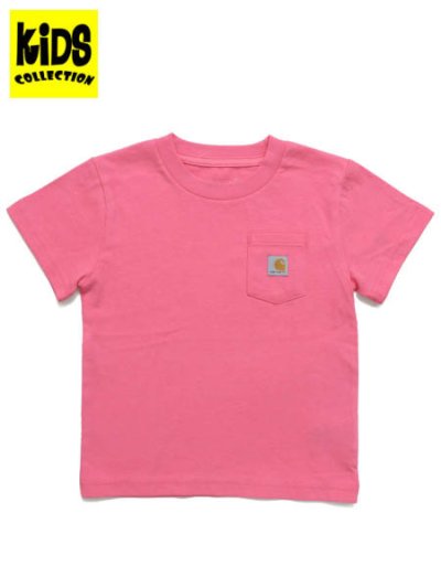 画像1: 【KIDS】CARHARTT KIDS TD SS POCKET TEE-PINK LEMONADE