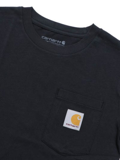 画像3: 【KIDS】CARHARTT KIDS CHILD SS POCKET TEE-CAVIAR BLACK