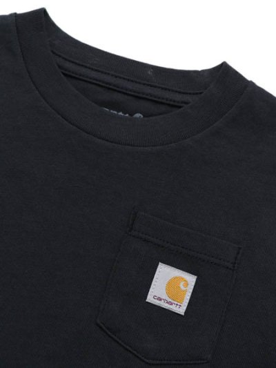 画像3: 【KIDS】CARHARTT KIDS TD SS POCKET TEE-CAVIAR BLACK