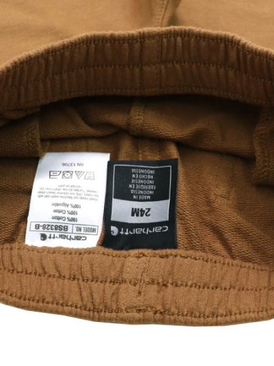 画像6: 【KIDS】CARHARTT KIDS INF TD FRENCH TERRY WORK SHORT-CBRN