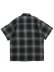 画像2: CALTOP FL PLAID S/S SHIRT BLACK/CHARCOL (2)