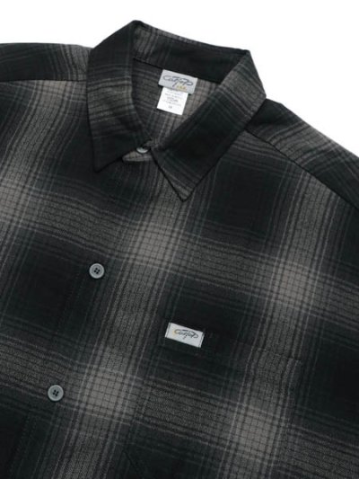 画像3: CALTOP FL PLAID S/S SHIRT BLACK/CHARCOL