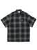 画像1: CALTOP FL PLAID S/S SHIRT BLACK/CHARCOL (1)