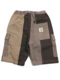 【送料無料】MR.REMAKE MAN REMAKE CARGO SHORTS BROWN ASSORT