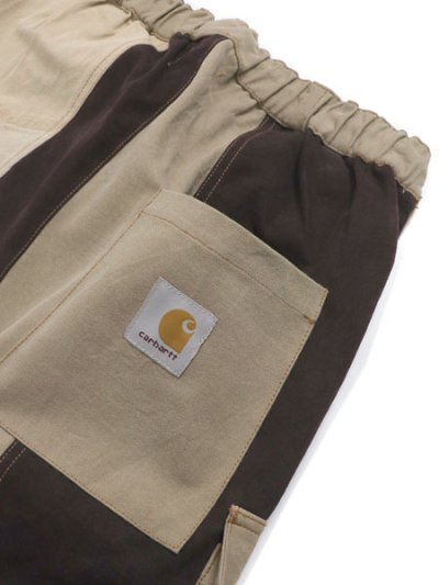 画像4: 【送料無料】MR.REMAKE MAN REMAKE CARGO SHORTS BROWN ASSORT