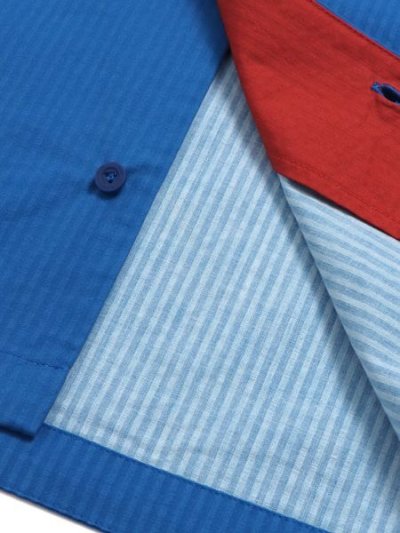 画像5: 【SALE】PUMA BMW MMS WOVEN CALDER SHIRT-POP RED AOP