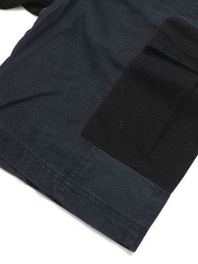 画像5: 【送料無料】MR.REMAKE MAN REMAKE CARGO SHORTS BLACK ASSORT