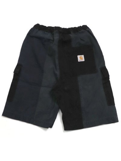 画像1: 【送料無料】MR.REMAKE MAN REMAKE CARGO SHORTS BLACK ASSORT