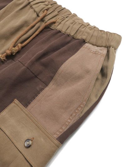 画像3: 【送料無料】MR.REMAKE MAN REMAKE CARGO SHORTS BROWN ASSORT