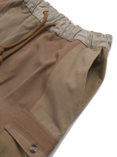 画像3: 【SALE】MR.REMAKE MAN REMAKE CARGO SHORTS BROWN ASSORT