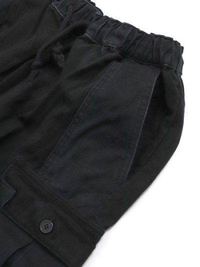 画像3: 【送料無料】MR.REMAKE MAN REMAKE CARGO SHORTS BLACK ASSORT