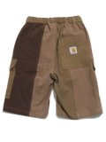 【SALE】MR.REMAKE MAN REMAKE CARGO SHORTS BROWN ASSORT