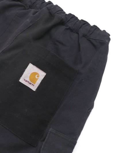 画像4: 【送料無料】MR.REMAKE MAN REMAKE CARGO SHORTS BLACK ASSORT