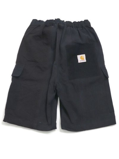 画像1: 【SALE】MR.REMAKE MAN REMAKE CARGO SHORTS BLACK ASSORT