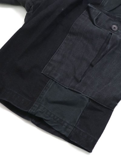 画像5: 【送料無料】MR.REMAKE MAN REMAKE CARGO SHORTS BLACK ASSORT