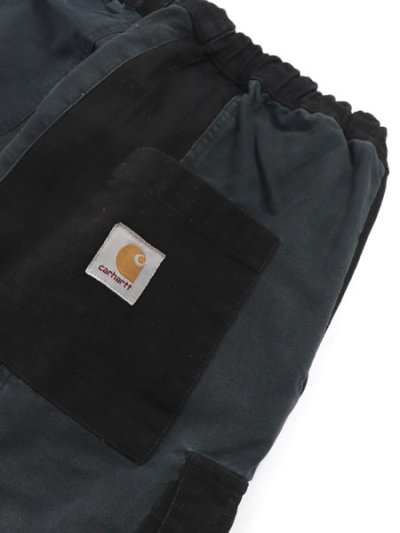 画像4: 【送料無料】MR.REMAKE MAN REMAKE CARGO SHORTS BLACK ASSORT