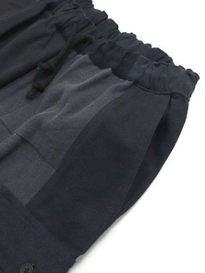 画像3: 【送料無料】MR.REMAKE MAN REMAKE CARGO SHORTS BLACK ASSORT