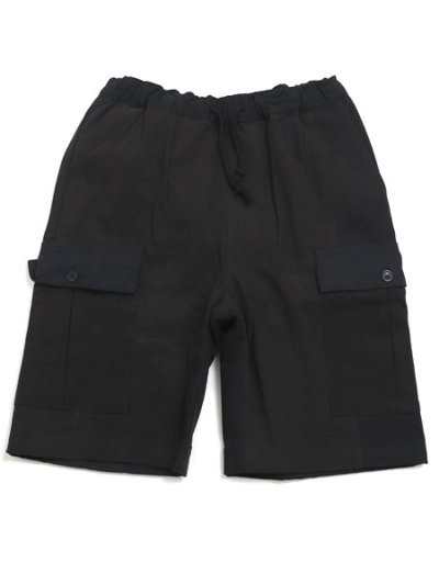 画像2: 【送料無料】MR.REMAKE MAN REMAKE CARGO SHORTS BLACK ASSORT