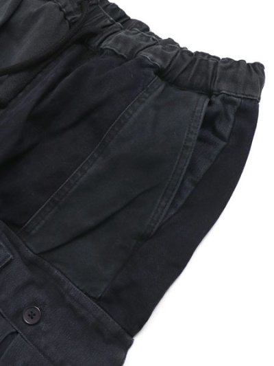 画像3: 【SALE】MR.REMAKE MAN REMAKE CARGO SHORTS BLACK ASSORT
