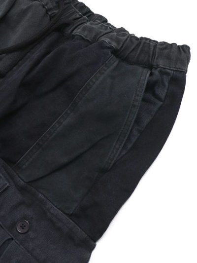 画像3: 【送料無料】MR.REMAKE MAN REMAKE CARGO SHORTS BLACK ASSORT