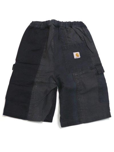 画像1: 【送料無料】MR.REMAKE MAN REMAKE CARGO SHORTS BLACK ASSORT