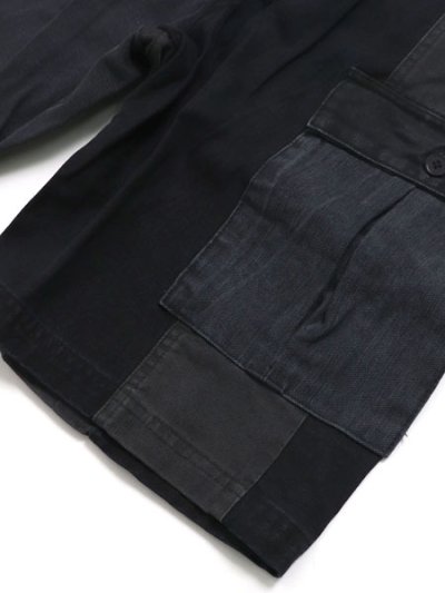 画像5: 【送料無料】MR.REMAKE MAN REMAKE CARGO SHORTS BLACK ASSORT