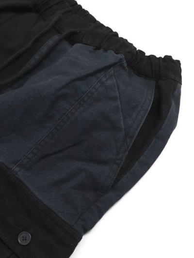 画像3: 【送料無料】MR.REMAKE MAN REMAKE CARGO SHORTS BLACK ASSORT