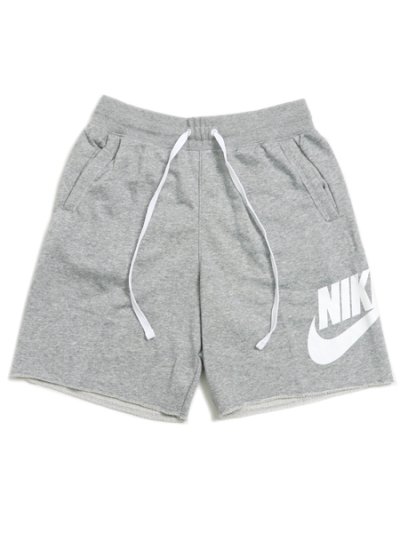 画像1: NIKE CLUB ALUMNI HBR FT SHORT-DK GREY HEATHER