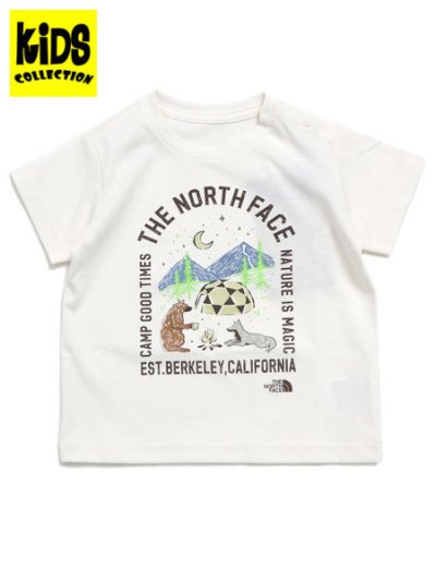 画像1: 【SALE】【KIDS】THE NORTH FACE BABY S/S LUMINOUS CAMP GRAPHIC TEE