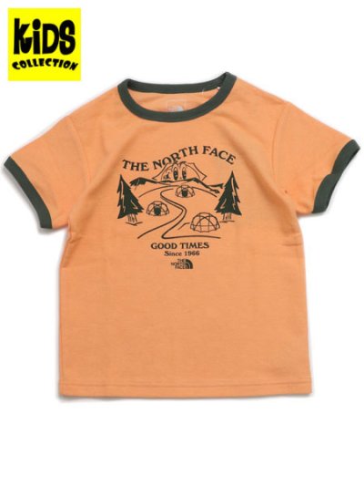 画像1: 【SALE】【KIDS】THE NORTH FACE KIDS S/S LATCH PILE RINGER TEE