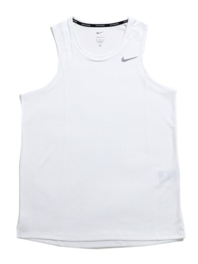 画像1: NIKE DF MILER TANK-WHITE/REFLECT SILVER