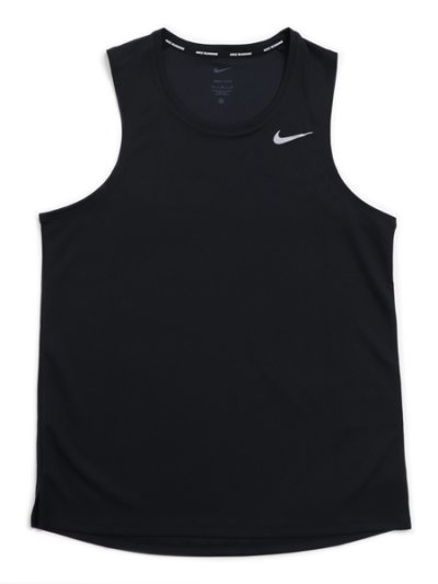 画像1: NIKE DF MILER TANK-BLACK/REFLECT SILVER