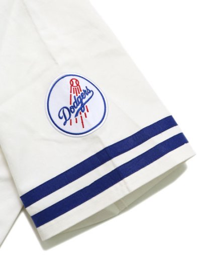 画像5: 【送料無料】FANATICS SMU COTTON BASEBALL SHIRT LA WHITE/BLUE