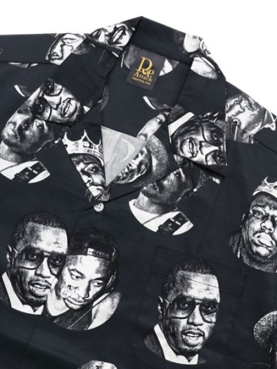 画像3: 【SALE】【送料無料】Rap Attack LEGENDS RAPPER HALF SLEEVE SHIRT BLACK