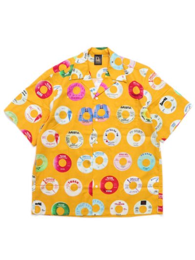 画像1: 【SALE】【送料無料】Rap Attack BOOTLEG RAP 45'S HALF SLV SHIRT MUSTARD