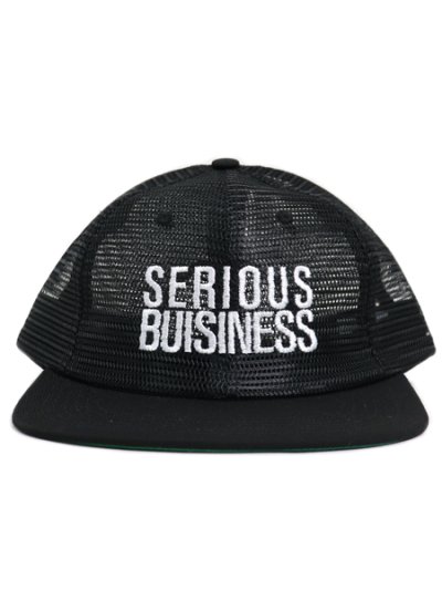 画像2: 【SALE】WHIMSY SOCKS SO SO SERIOUS MESH CAP BLACK