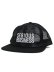 画像1: 【SALE】WHIMSY SOCKS SO SO SERIOUS MESH CAP BLACK (1)