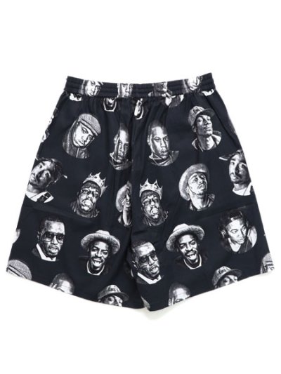 画像2: 【SALE】【送料無料】Rap Attack LEGENDS RAPPER SHORTS BLACK