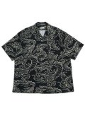 【SALE】SCHOTT HAWAIIAN SHIRT DRAGON CHARCOAL