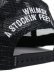 画像7: 【SALE】WHIMSY SOCKS SO SO SERIOUS MESH CAP BLACK