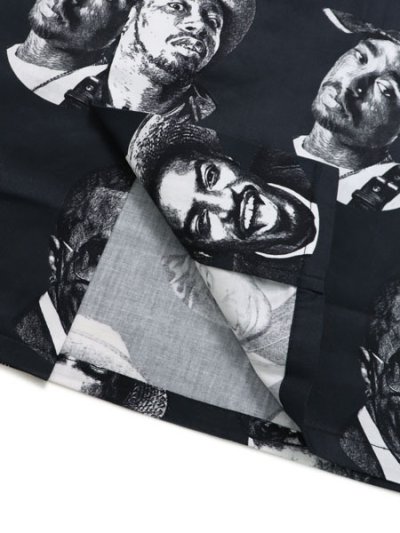 画像4: 【SALE】【送料無料】Rap Attack LEGENDS RAPPER HALF SLEEVE SHIRT BLACK