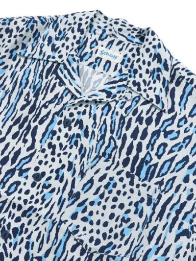 画像3: 【SALE】【送料無料】SCHOTT RAYON SHIRT LEOPARD SACKS