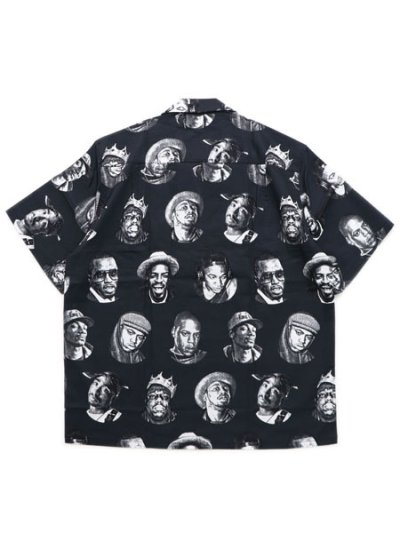 画像2: 【SALE】【送料無料】Rap Attack LEGENDS RAPPER HALF SLEEVE SHIRT BLACK