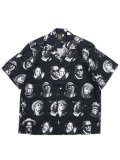 Rap Attack LEGENDS RAPPER HALF SLEEVE SHIRT BLACK